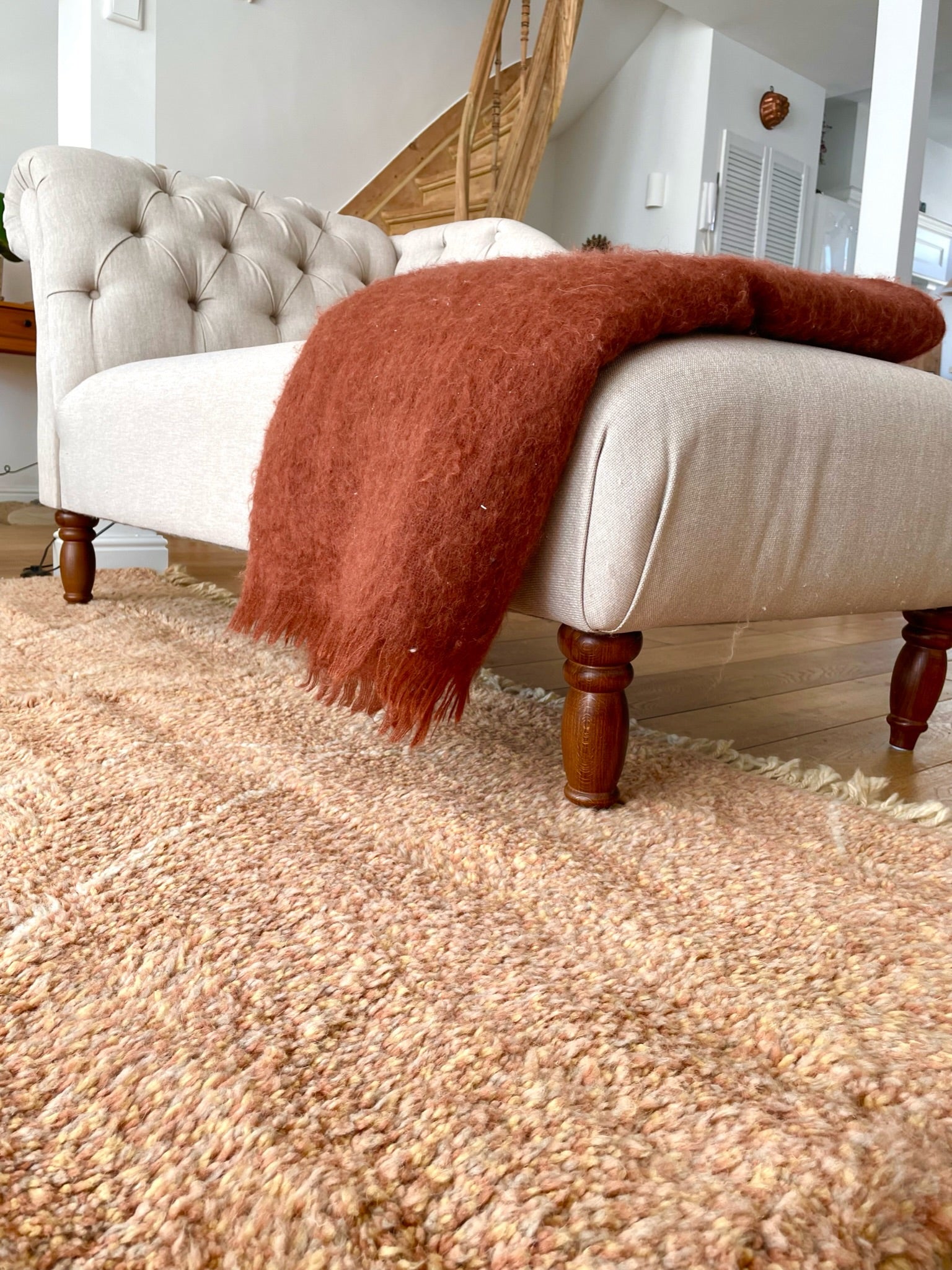 Fluffy Woven Rug Mouna