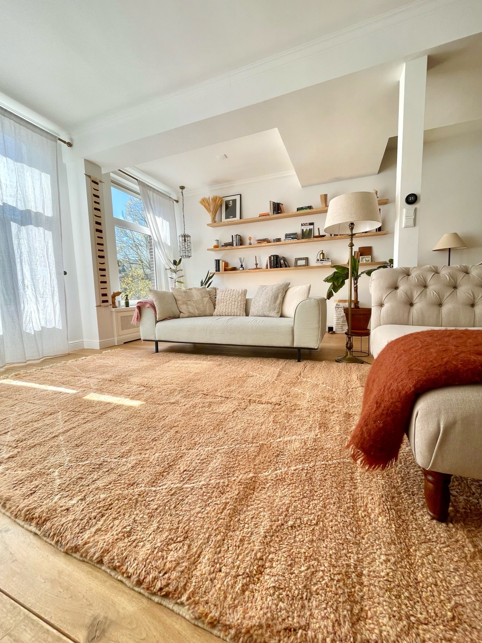 Fluffy Woven Rug Mouna