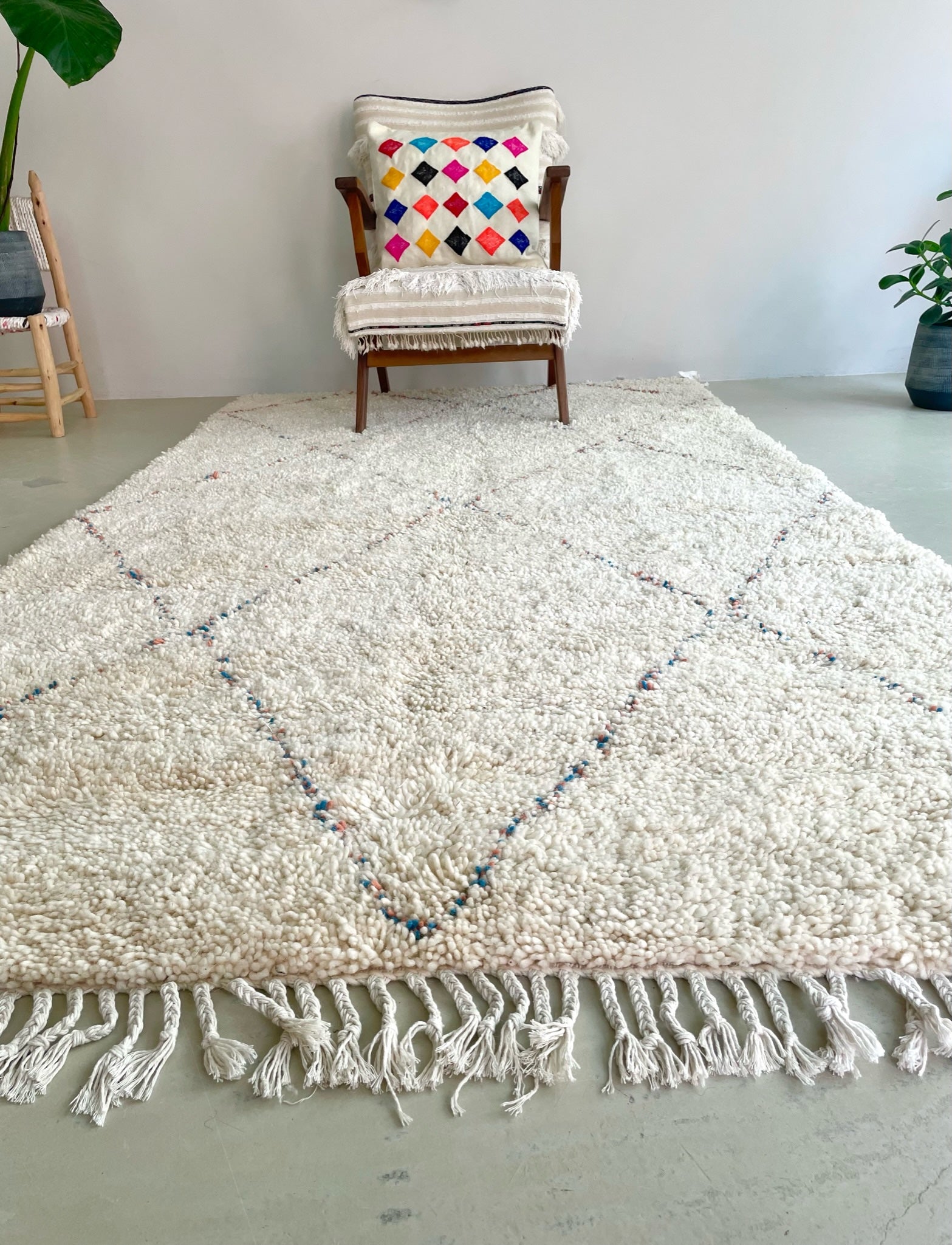 Fluffy Woven Rug Fatima