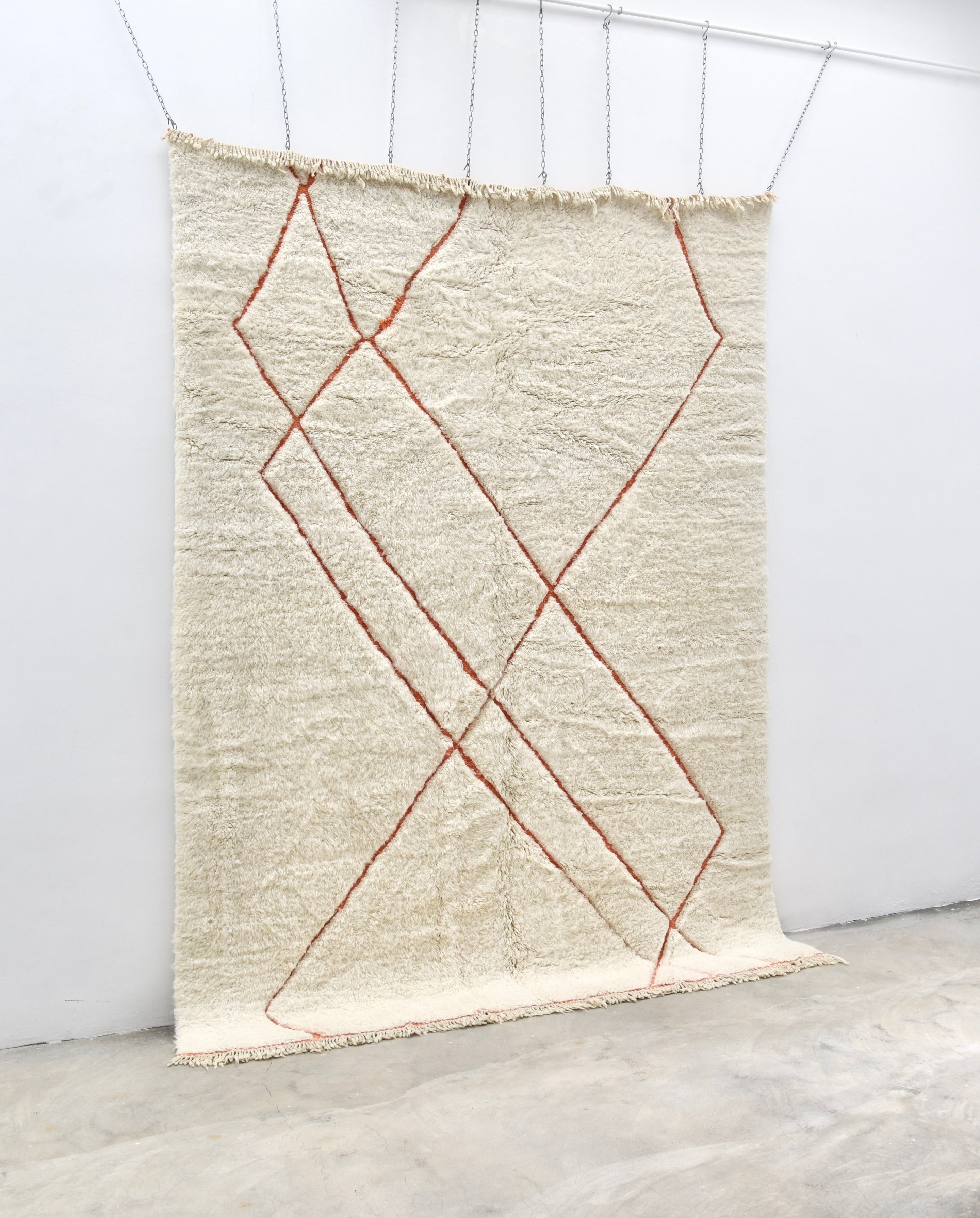 Fluffy Woven Rug Hafida