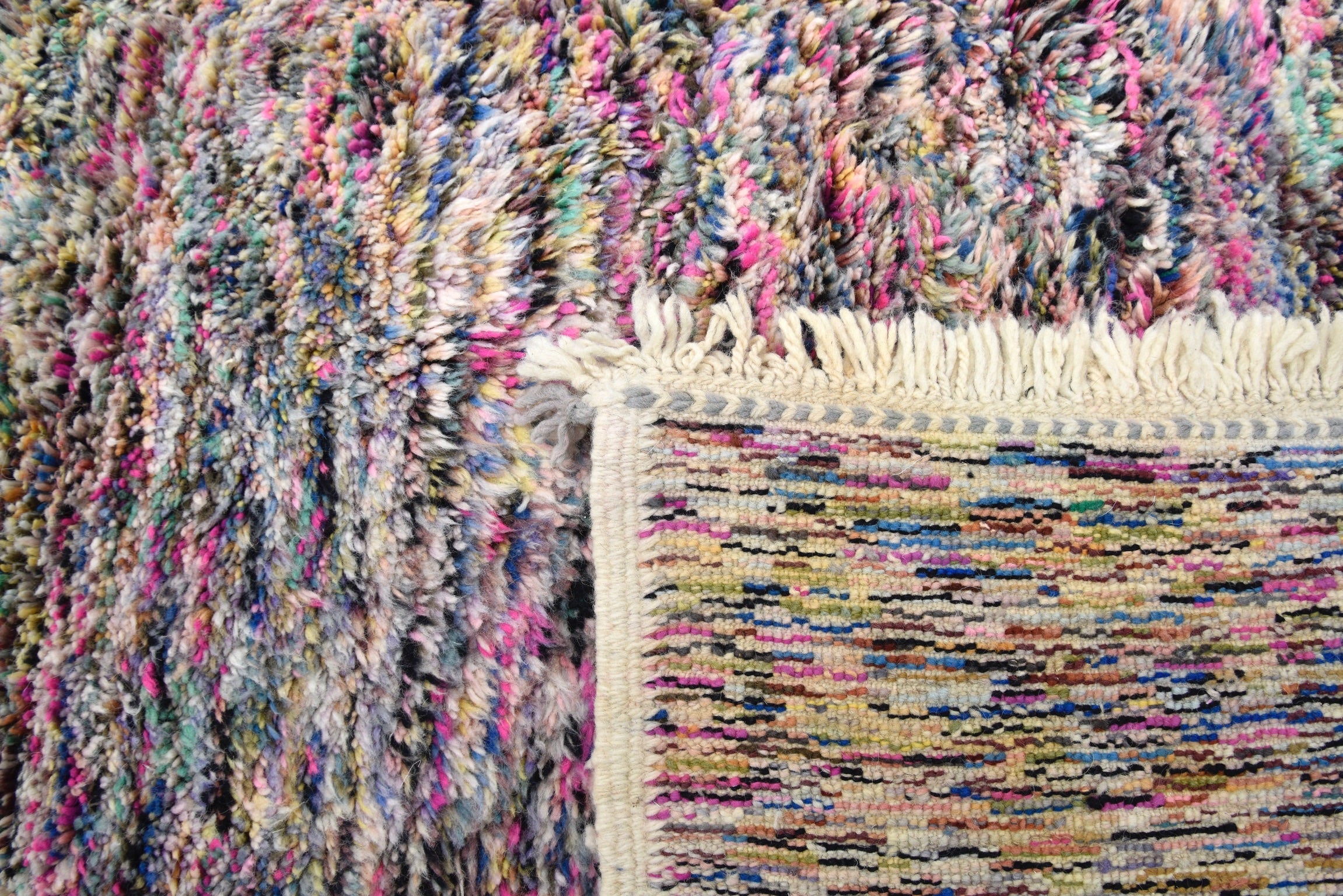 Fluffy Woven Rug Mouna2