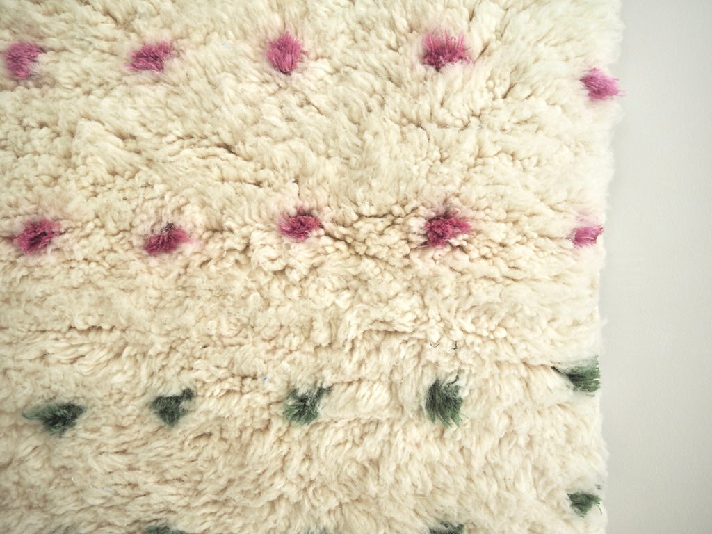 Fluffy Woven Rug The Rainbow