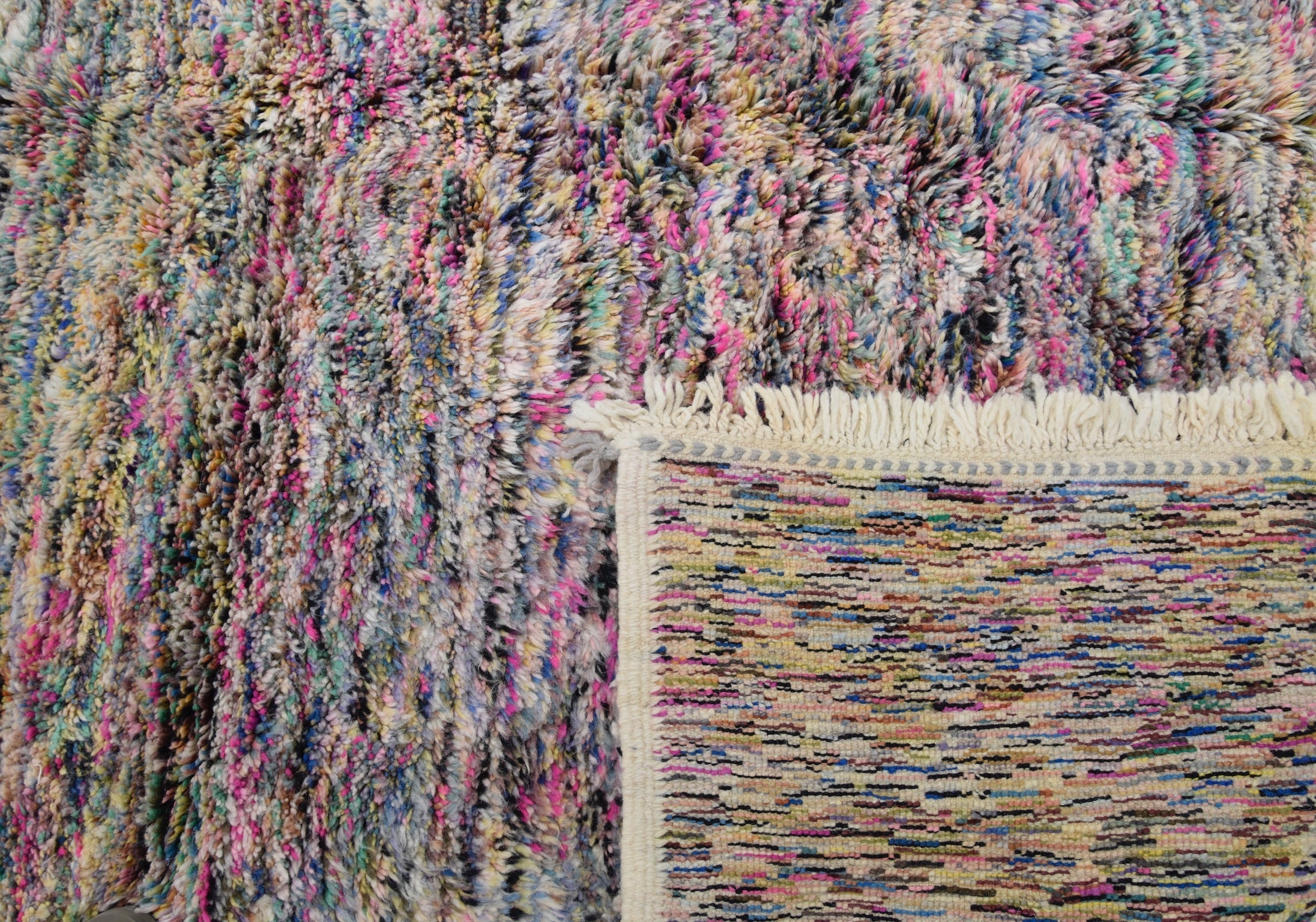 Fluffy Woven Rug Mouna2