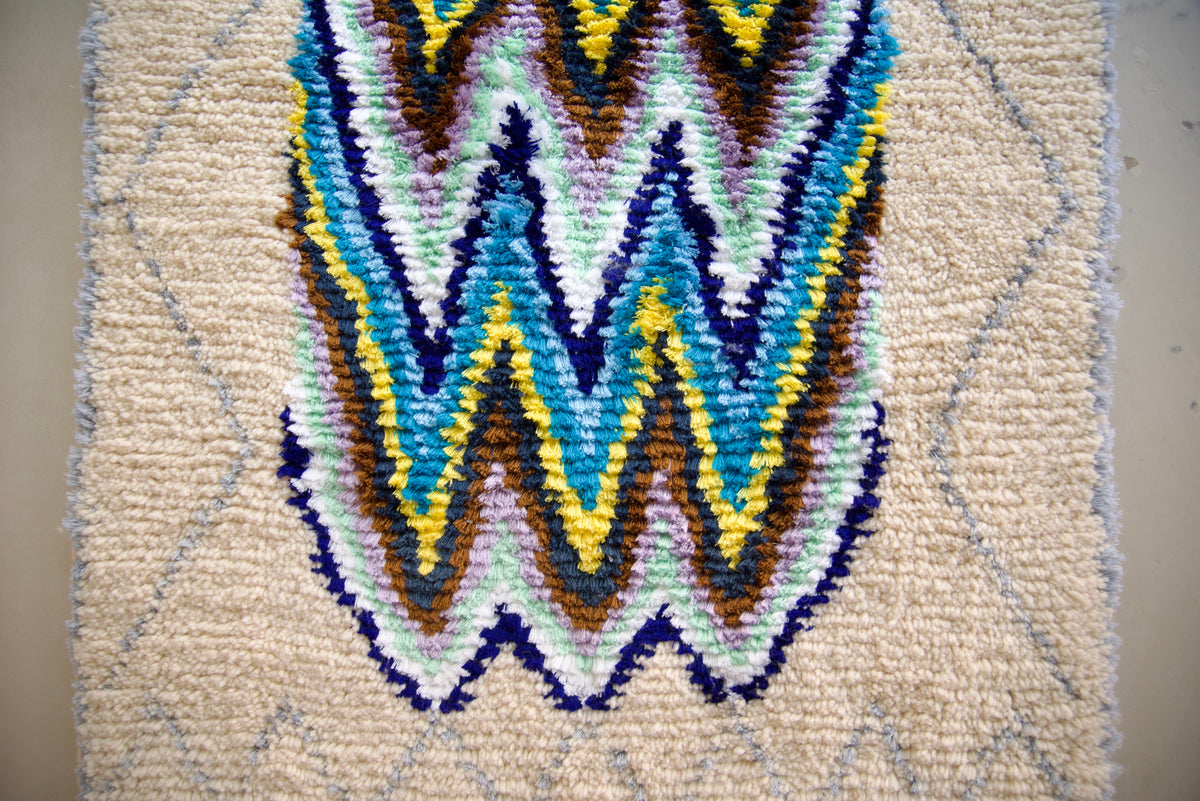 Flauschiger Webteppich Fatima