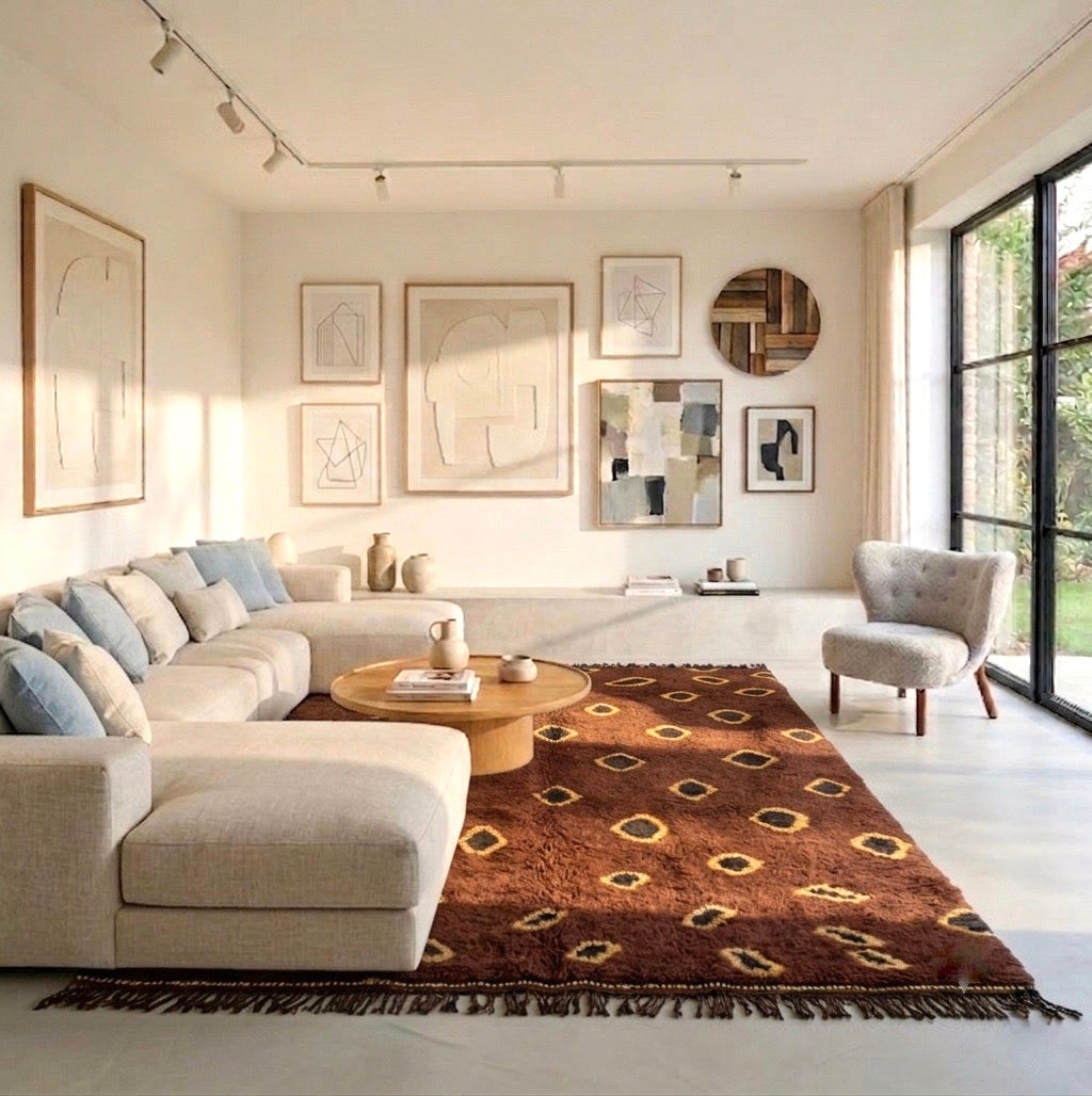Fluffy Woven Rug Mouna