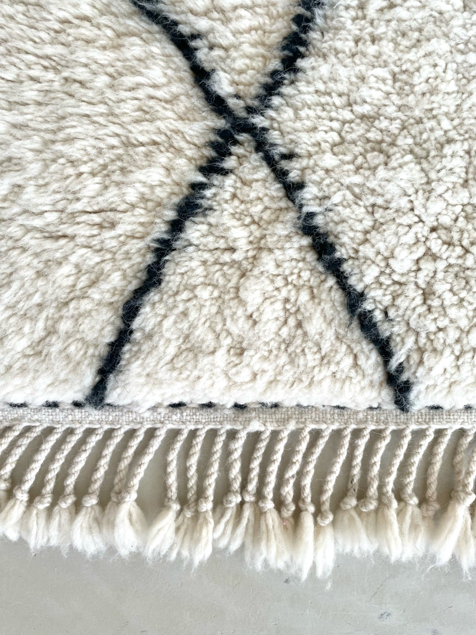 Fluffy Woven Rug Hafida