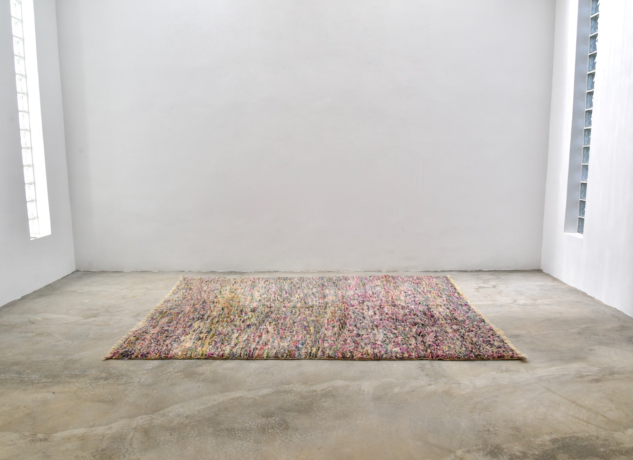 Fluffy Woven Rug Mouna2