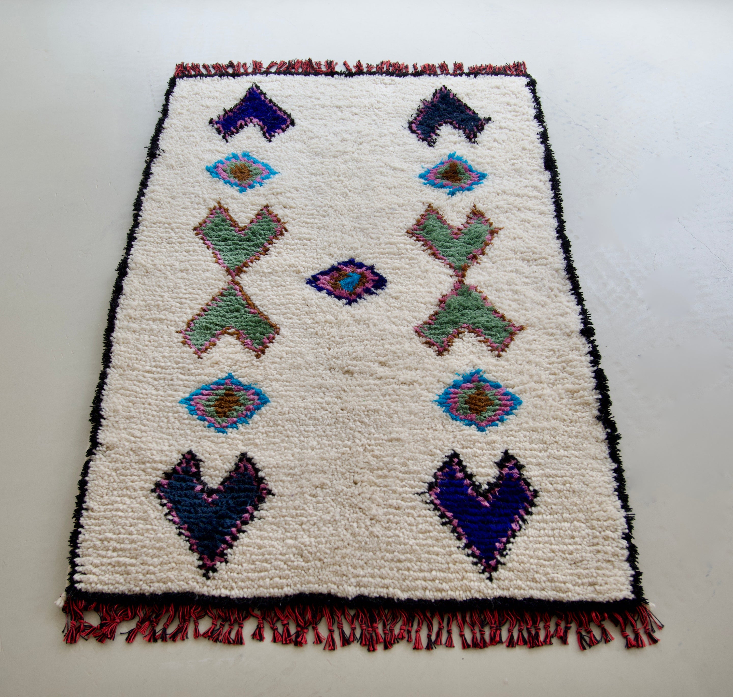 Flauschiger Webteppich Fatima