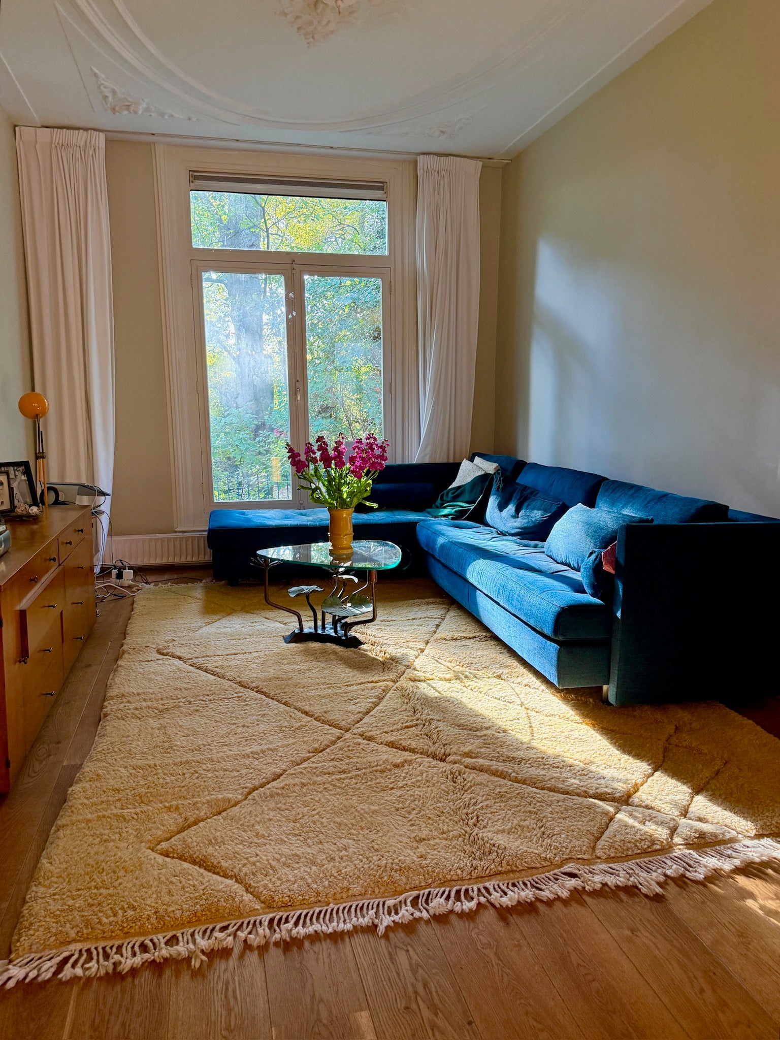 Fluffy Woven Rug Hafida