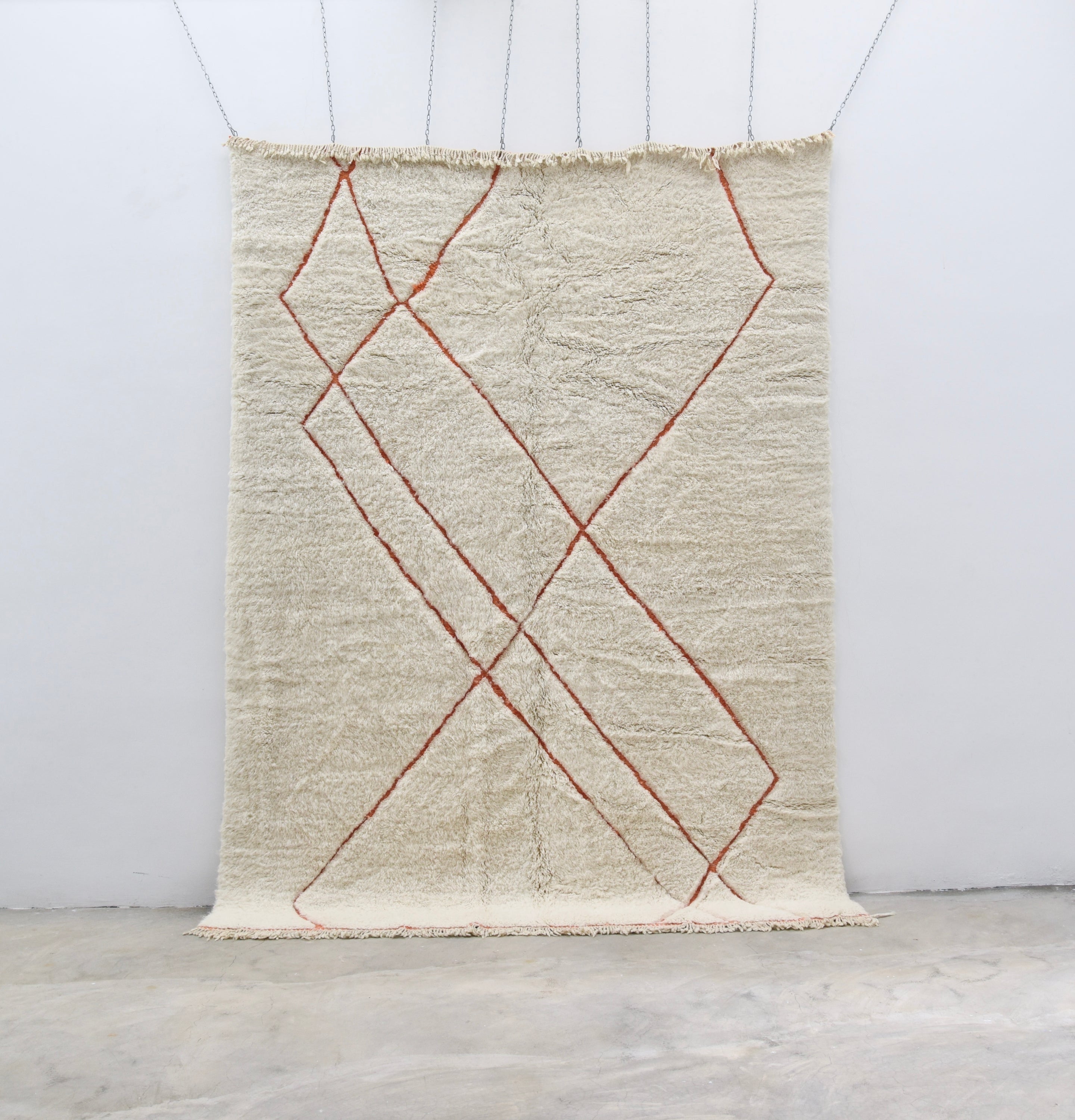 Fluffy Woven Rug Hafida