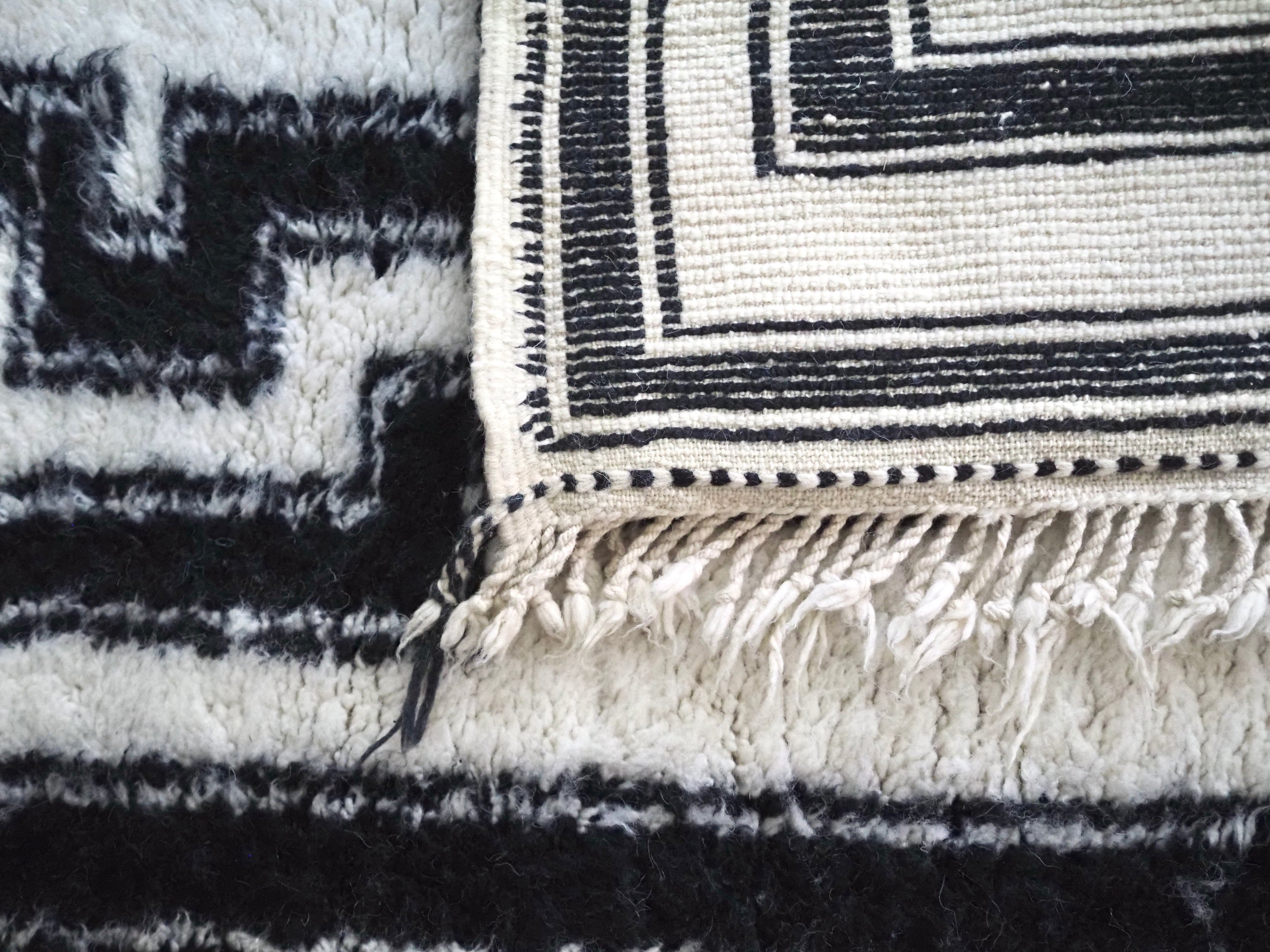 Fluffy Woven Rug Tamghart