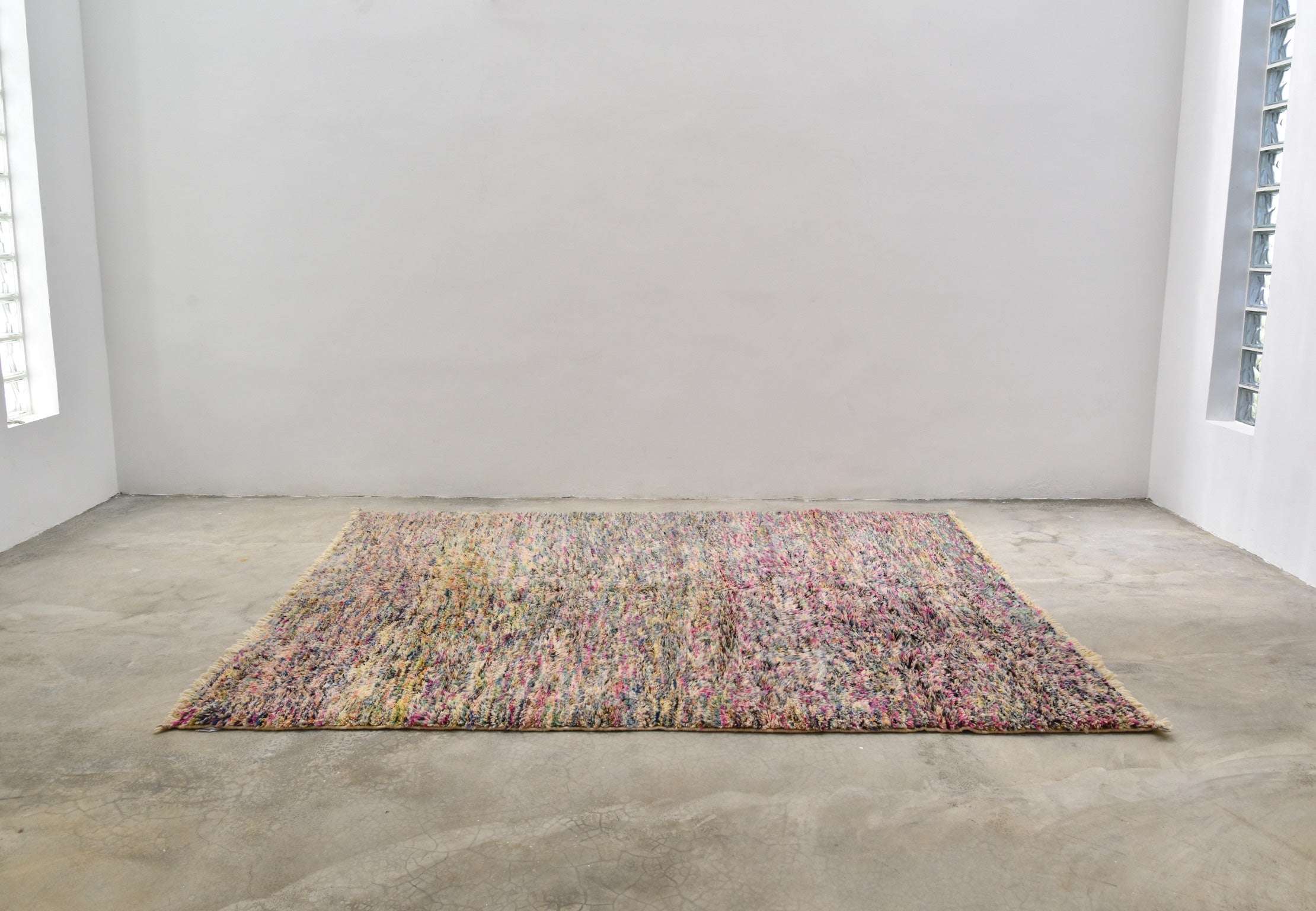 Fluffy Woven Rug Mouna2