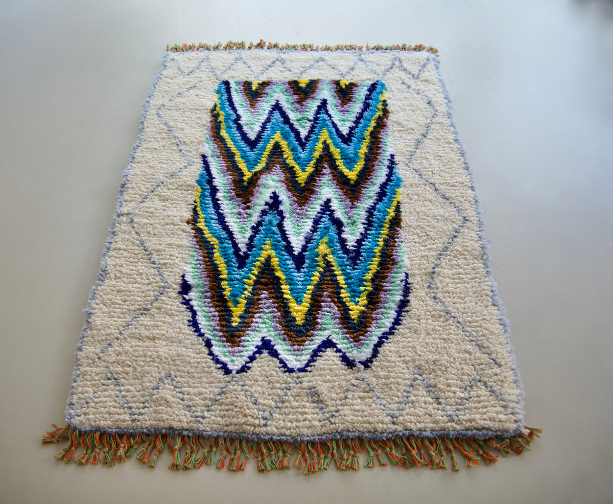 Flauschiger Webteppich Fatima