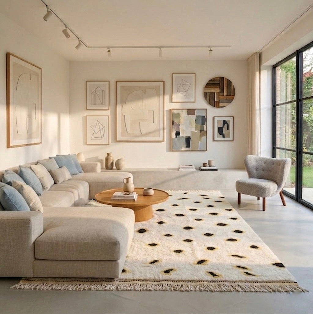 Fluffy Woven Rug Mouna