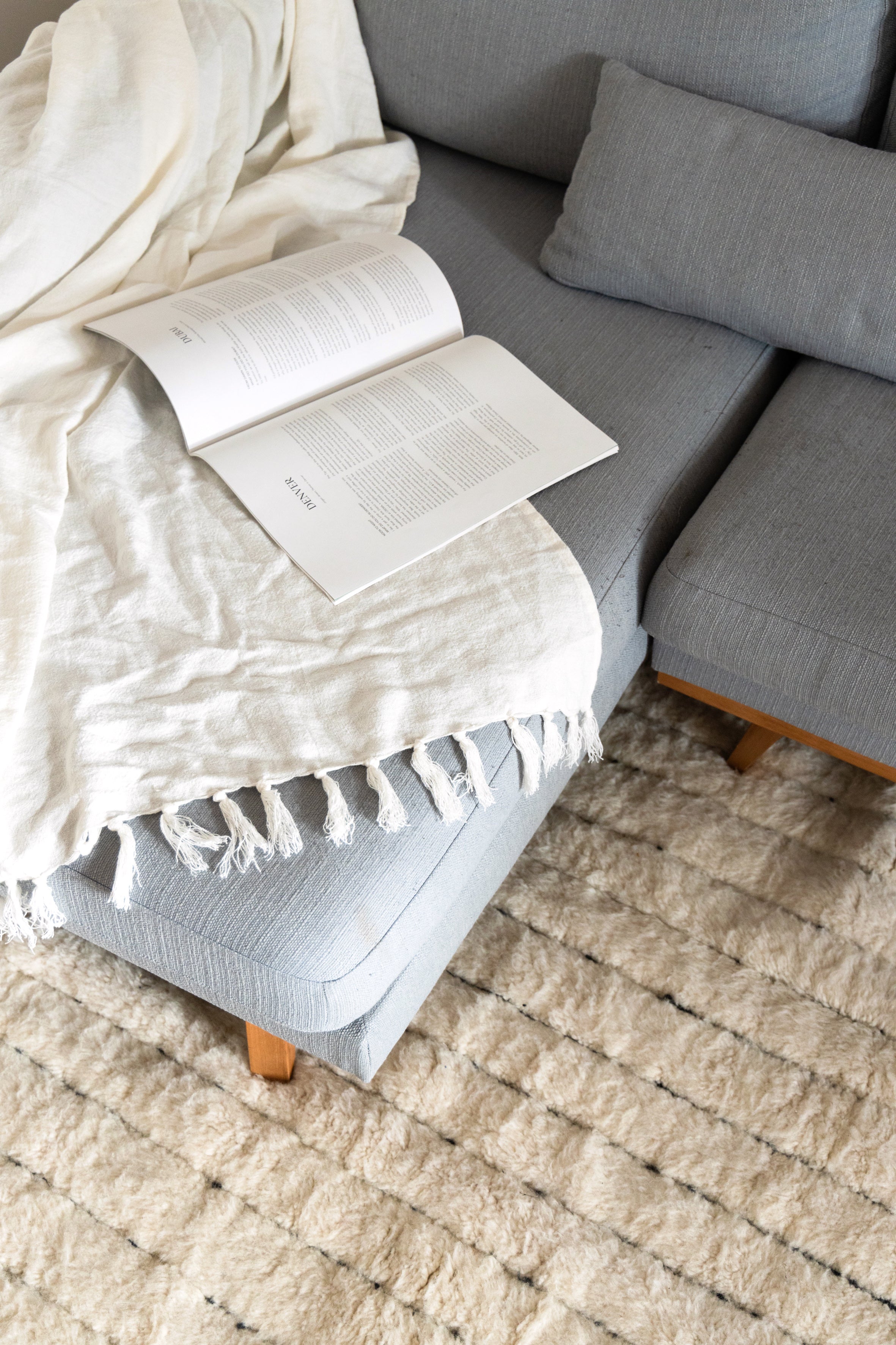 Fluffy Woven Rug Zohra – The Weavery Shop