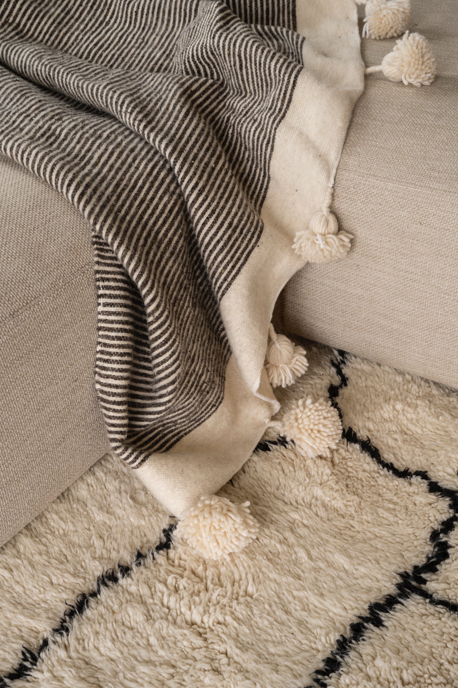 Fluffy Woven Rug Zinba