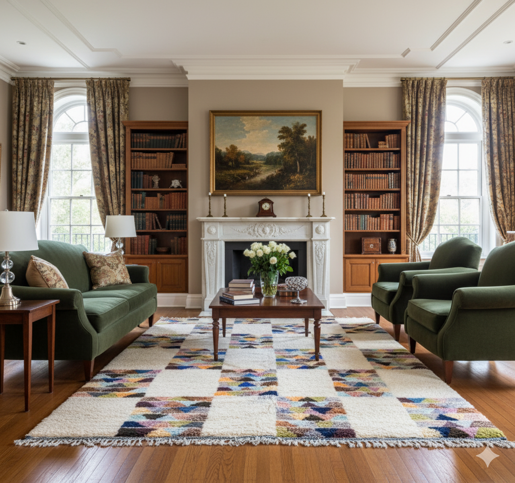 Fluffy Woven Rug Ghadija