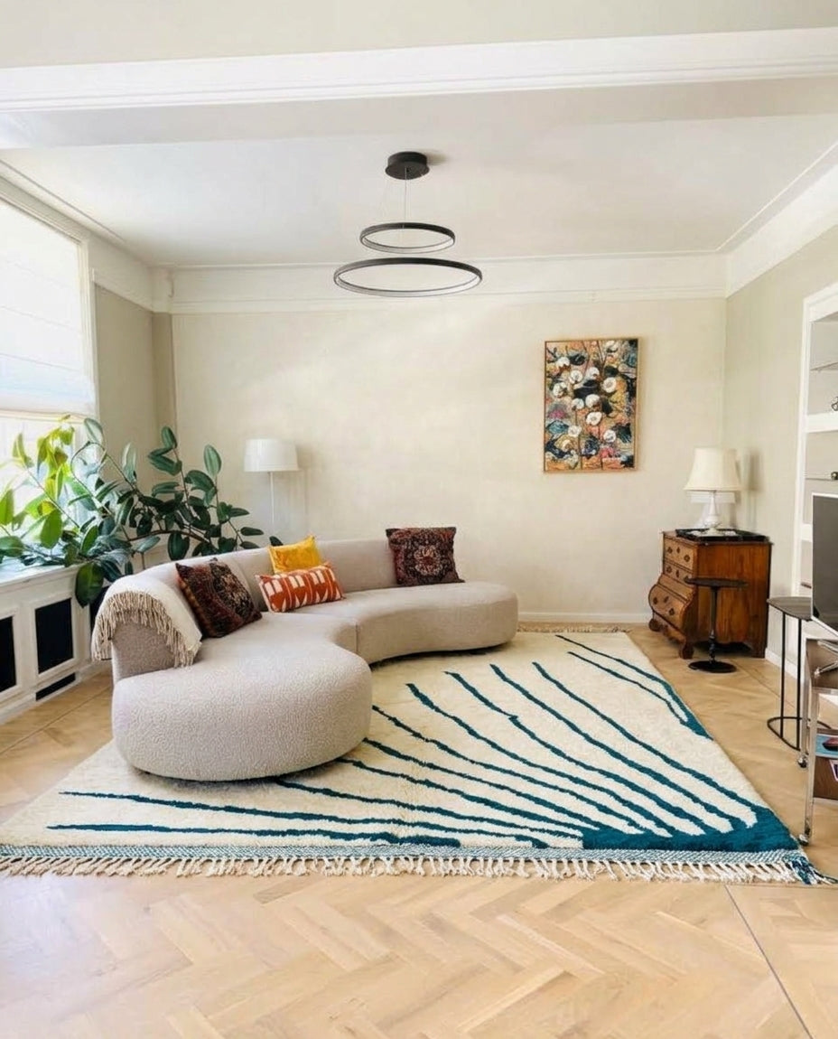Fluffy Woven Rug Afous