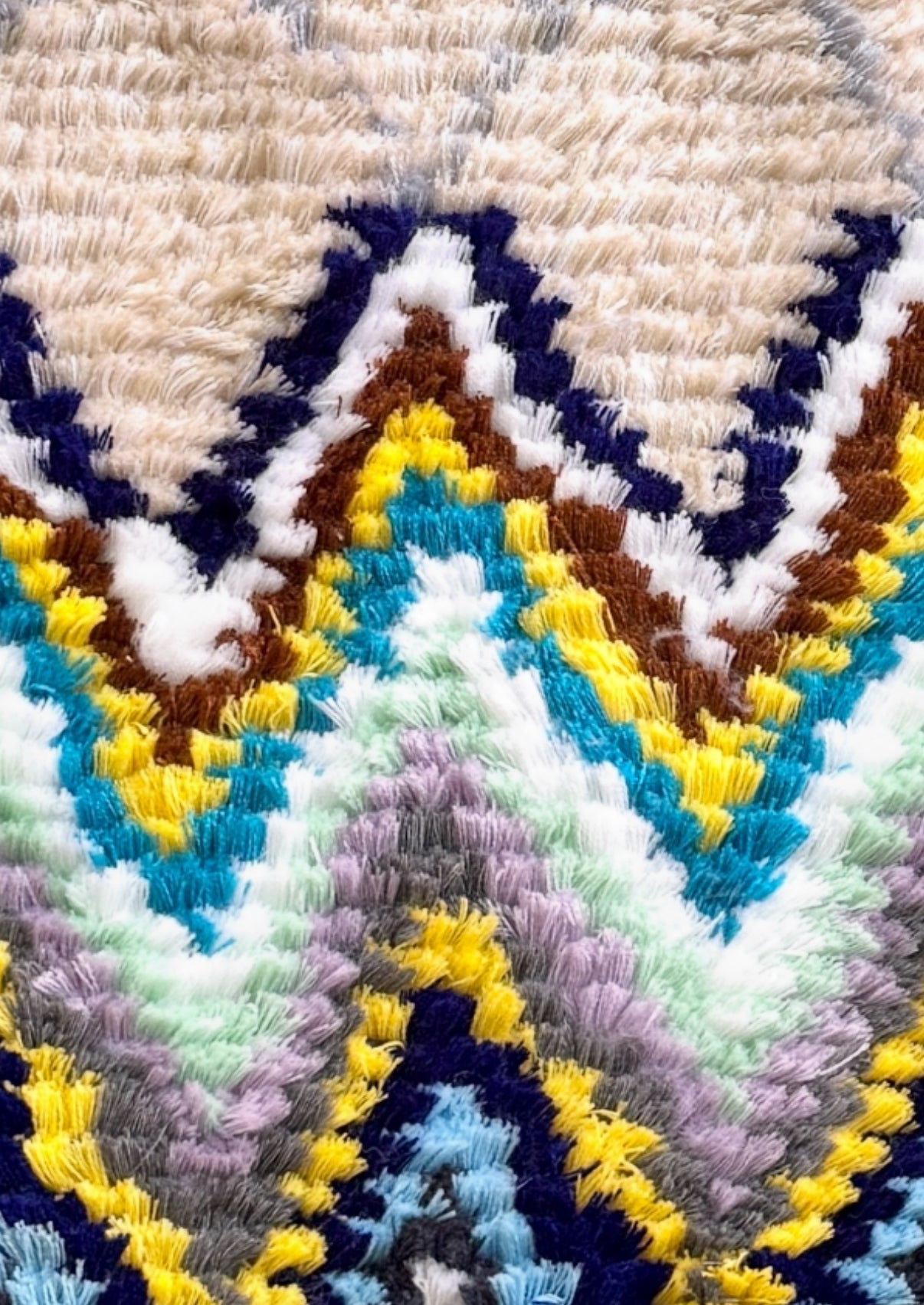 Fluffy Woven Rug Fatima