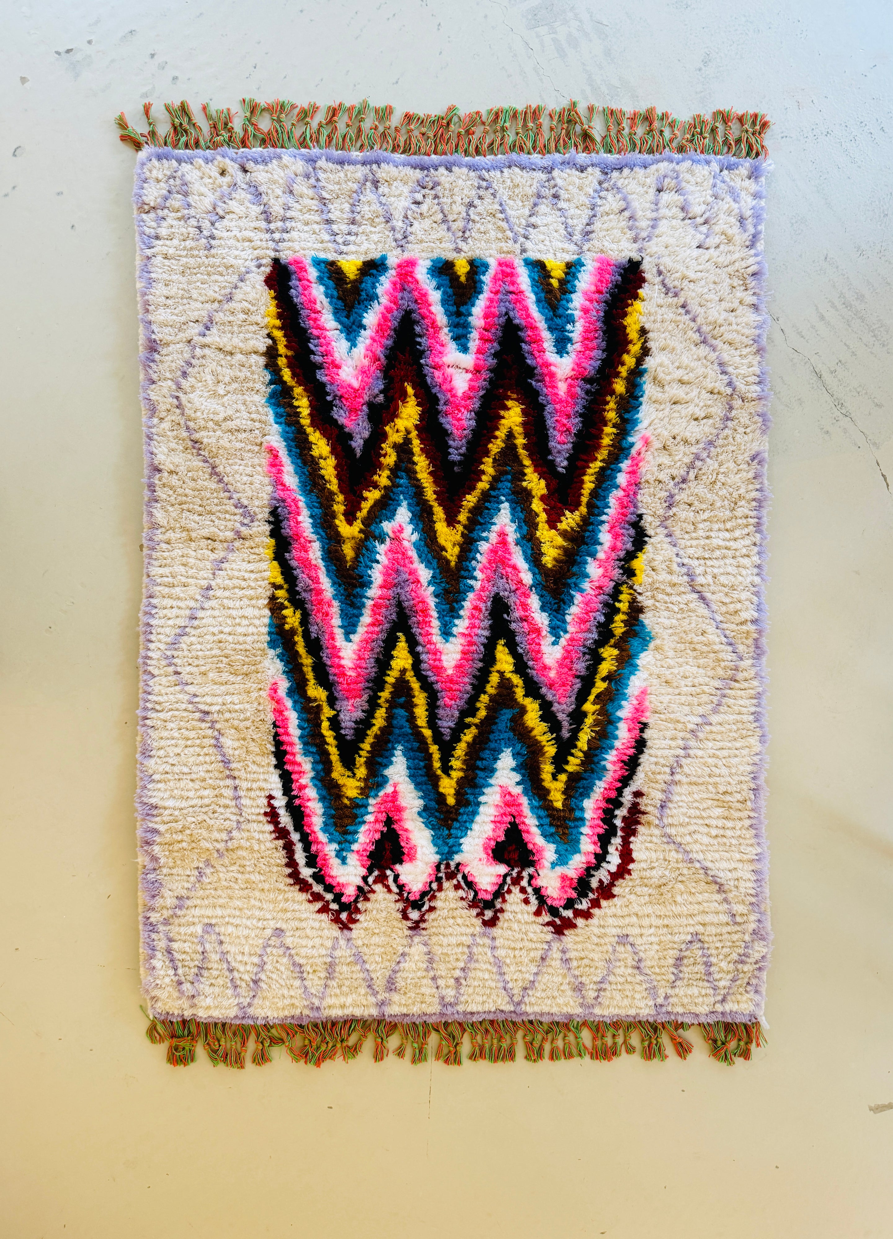 Fluffy Woven Rug Fatima