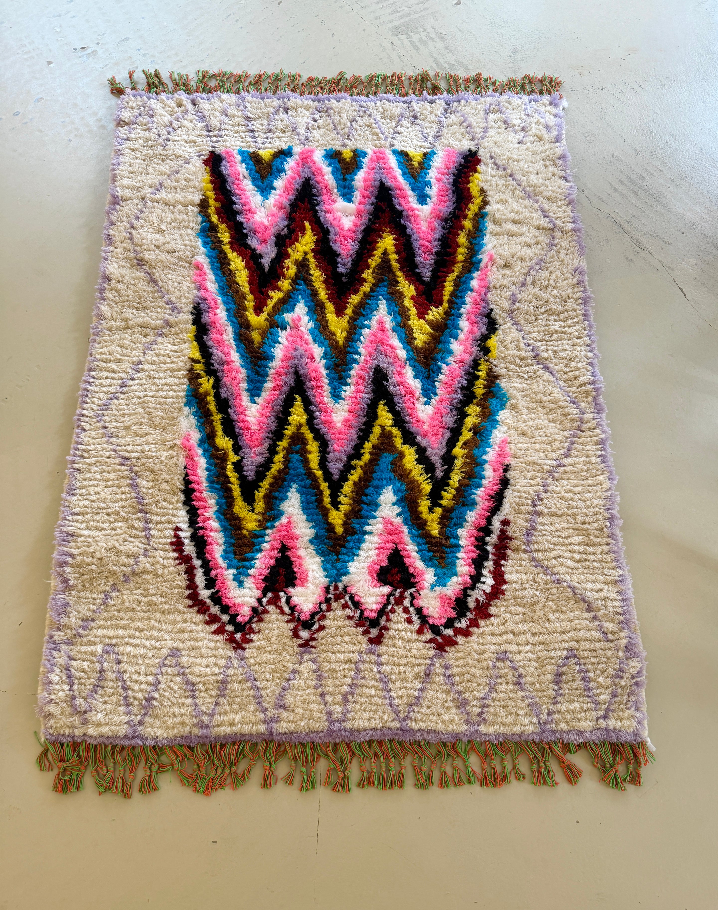 Fluffy Woven Rug Fatima